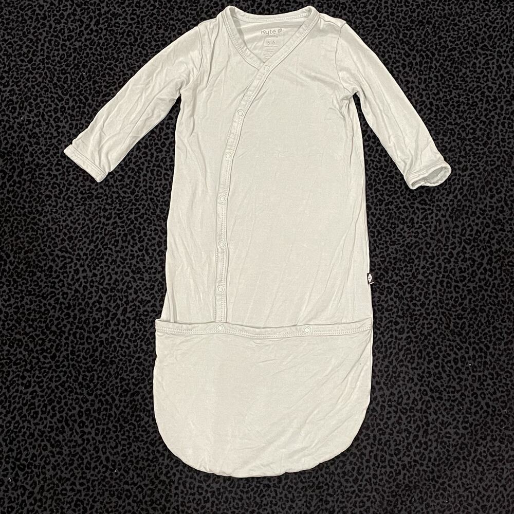 Kyte Sleeper Sack Baby Newborn 3-6 Months Bunting Gown Pajamas Green Bamboo